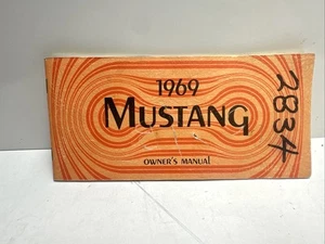 1969 Mustang Factory Original Owners Manual July 68 Print 1st Edition - Picture 1 of 7