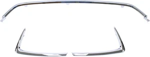 3PCS Front Center Grille Trims For Toyota Yaris Scion 2016-2020 Driver Passenger - Picture 1 of 8