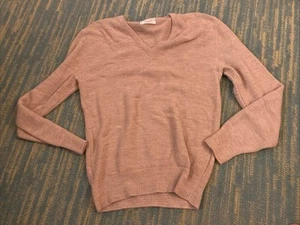 Vintage Christian Dior Herren 100 % Orlon Acryl Creme Pullover USA Large - Bild 1 von 7