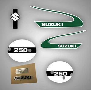 Kit de calcomanías de gráficos Suzuki TM 250 1974 reproducción - Imagen 1 de 1