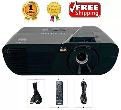 Refurbished - ViewSonic PJD6551W DLP Projector HDMI (Portable) w/Accessories - Image 1 of 4