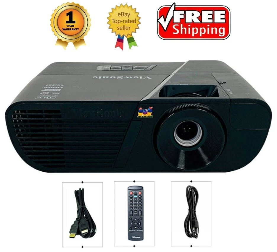 Refurbished - ViewSonic PJD6551W DLP Projector HDMI (Portable) w/Accessories - Image 1 of 4