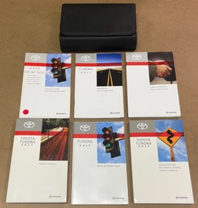 2017 17 Toyota Tundra Owners Manual Set in Storage Case + Navigation Users Guide - Bild 1 von 4