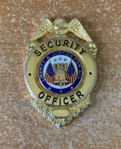 Vintage Blackington Security Officer Badge - No Pin - Picture 1 of 2