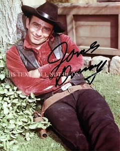 FOTO FIRMADA JAMES DRURY THE VIRGINIAN 8X10 RPNT DREAMY GQ - Imagen 1 de 1