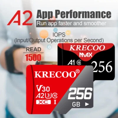 KRECOO Memory Card Micro SD Card 128GB 256GB 1TB Ultra Class 10 TF Card Wholesale Lot