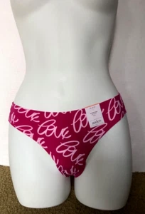 Auden Pantie Size XS Invisible Edge No-Show Bikini PINK LOVE underwear - Picture 1 of 3