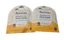 Aveeno Repairing Cica Foot Mask 2-Pack Probiotic Oat and Shea Butter