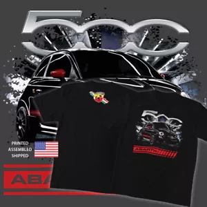 Fiat 500 Abarth Short-Sleeve Unisex T-Shirt - Picture 1 of 9