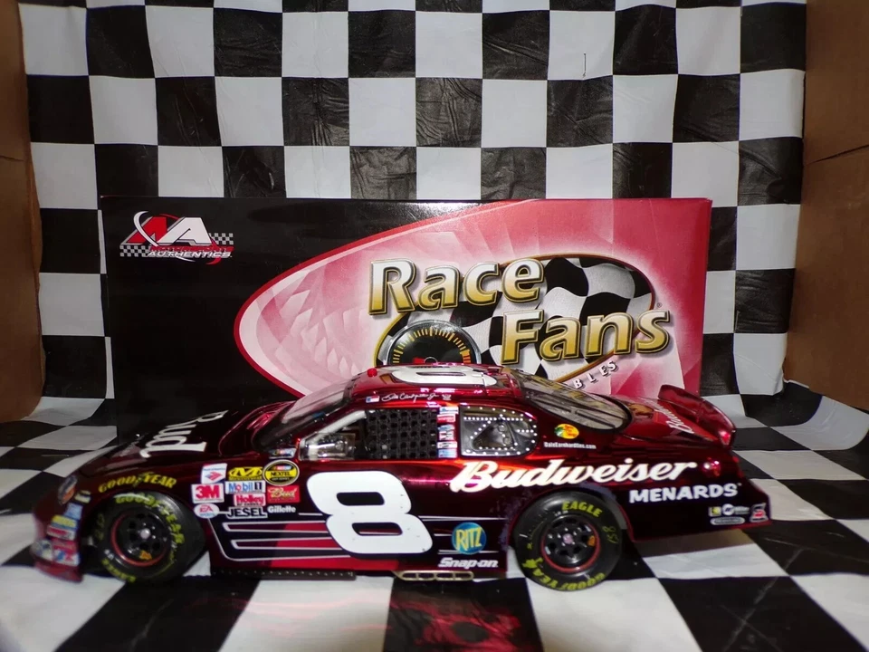 Dale Earnhardt Jr #8 Budweiser Richmond Raced Win 2006 1 24 Car Action Chrome
