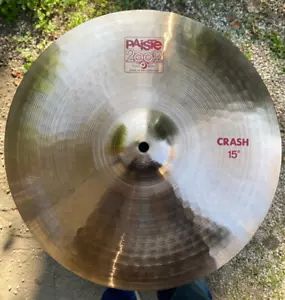 Piatto Paiste 2002 Crash da 15 Pollici Made Switzerland - Foto 1 di 8
