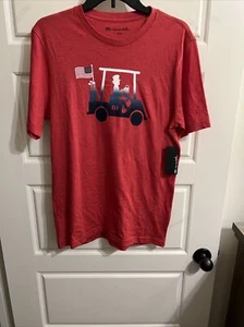 Travis Mathew Men's Pledge To Beer T-Shirt Size S Red - Picture 1 of 2