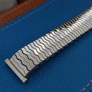 Vintage 1963 19mm 18mm 16mm Yellow Gold-Filled Speidel Riptide Unused Watch Band - Picture 1 of 4