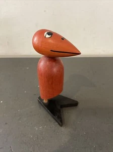 Mid Century Wood Takahashi Counterpoint DoDo Bird Pencil Holder Vintage Japan - Picture 1 of 14