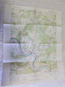 Vintage USGS Topographical Map Tunkhannock Pa Quadrangle Topographic