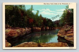 Postcard The Navy Yard Dells of The Wisconsin River - Picture 1 of 2