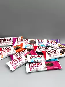 60 COUNT ASSORTED 10G Protein Snack Bar, Salt Caramel,SMORE BROWNIE 1.41 oz EA - Picture 1 of 1