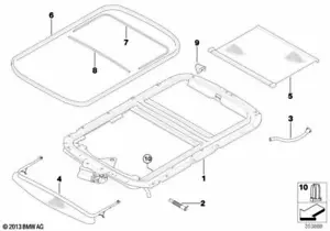 MINI Genuine Slipstream Deflector Fits R55 R55 LCI R60 R56 R56 LCI 54107355232 - Picture 1 of 5