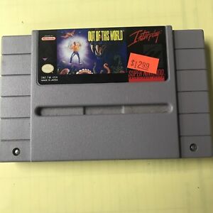 Out of this World | Super Nintendo SNES 1991 | Cartridge only | Authentic US VER