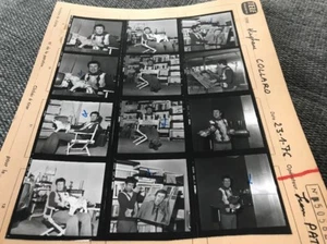 STÉPHANE COLLARO : PLANCHE CONTACT ORIGINALE de 1976 - Bild 1 von 1