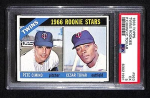 1966 Topps P.Cimino/C.Tovar #563 Twins Rookies PSA 5 RC - Picture 1 of 2