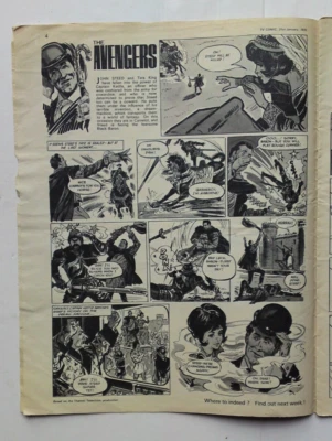 THE AVENGERS DR WHO TV COMIC No 946 Jan 1970 BASIL BRUSH DEPUTY DAWG POPEYE Foto 1 de 4