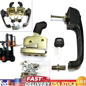 Universal Tractor and Heavy Equipment Lock Door Handle Set Loader Door 18.5*6cm - Picture 1 of 13