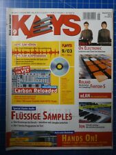 KEYS September 2003 Elastic Audio Roland Fantom S Girls on Electronic To630
