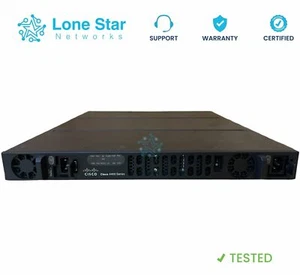 Cisco ISR4431-SEC/K9 3 NIM Slots ISR 4431 w/SEC license Router & x1 AC PS - Picture 1 of 2