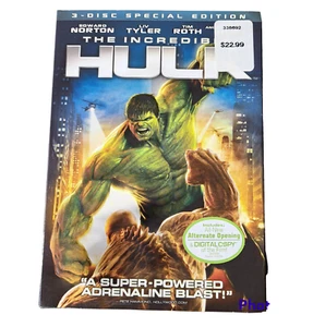 New The Incredible Hulk DVD 2008 3 Disc Set Special Edition Slip Cover Marvel - Imagen 1 de 2