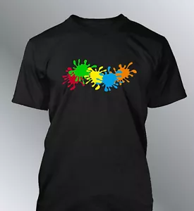 Custom T-Shirt Quetschdruck Lack S M L XL Herren, Paintball Airsoft - Bild 1 von 5