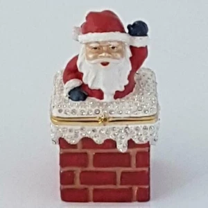Department 56 - Bejeweled Collection * Santa Box * Nr: 56.31635 - - Bild 1 von 1