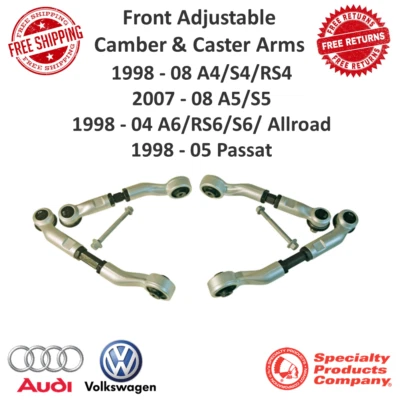 SPC Front Adj Camber & Caster Arm Set For Right / Left For Audi & Passat #81353 - Image 1 of 4