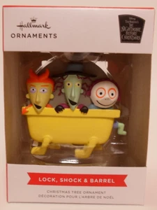 Hallmark Disney Nightmare Before Christmas Lock Shock & Barrel Red Box - Picture 1 of 3