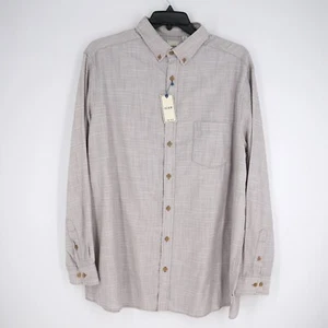 Dillard's Rowm Herren Langarm Hemd 2XT Tall Lila 100% Baumwolle Neu mit Etikett - Bild 1 von 11