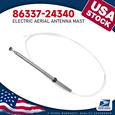 New Genuine 86337-24340 For Lexus 2002-2010 SC430 Antenna Rod Mast and Cable - Image 1 of 4