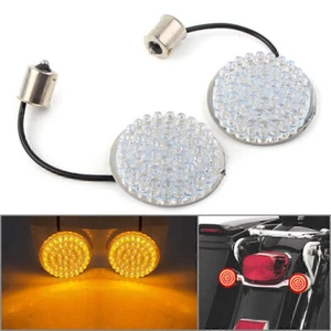 1156 LED Blinker hinten Gelb Blinker für Harley-Davidson Road King - Picture 1 of 4