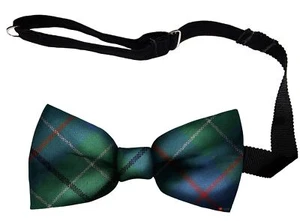 Mens Bow Tie Woven in Scotland Duncan Ancient Tartan - Picture 1 of 3