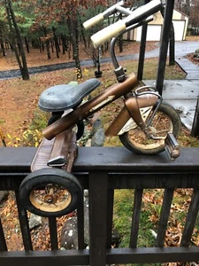AMF Vintage Junior Tricycle Copper and White built in Indiana - Picture 1 of 11
