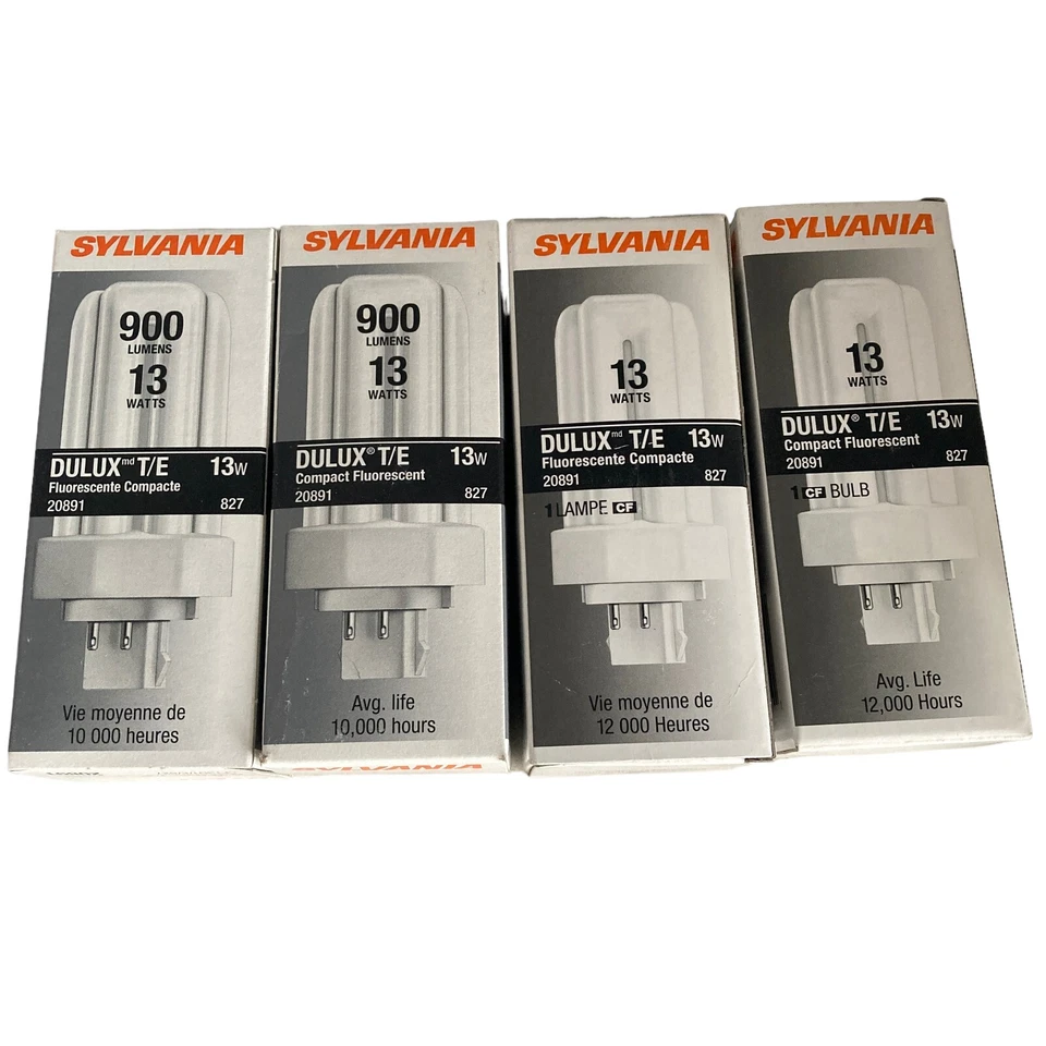 SYLVANIA 20891 Compact Fluorescent 4 Pin Triple Tube 2700k 13-watt Light Bulb