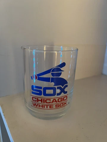 Vintage Chicago White Sox Glass Cup Comiskey Park Libbey Cup 1980s Cover
