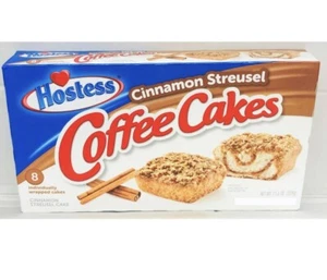 Hostess Cupcakes Cinnamon Streusel Coffee Cakes Snacks - Picture 1 of 1