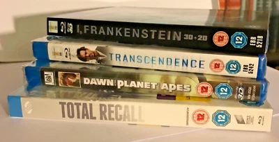 NEW SEALED Blu-Ray 4 x SCI-FI film bundle job lot JOHNNY DEPP, COLIN FARRELL etc - Image 1 of 4