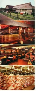 Frank Giuffrida's Hilltop Steak House Saugus MA 1966 vintage postcard route 1 - Picture 1 of 2