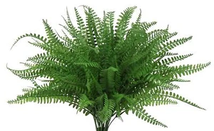Artificial Boston Fern Bushes Fake Greenery Shrubs Branches for for Decor Hom... - Picture 1 of 7
