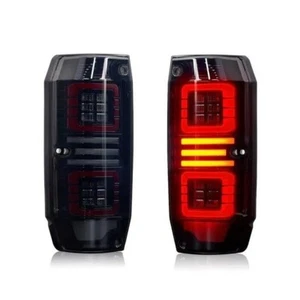 Suitable for Toyota Landcruiser 76 78 Series Halo LED Tail Lights (Aftermarket) - Picture 1 of 4