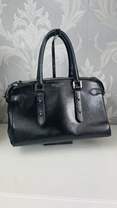 Black leather Aspinal of London handbag - Picture 1 of 13