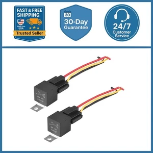 4-PIN 40/30 AMP 12 V DC Wasserdicht Relais Kit Kabelbaum Buchse - Schwerlast 12 AWG - Bild 1 von 8