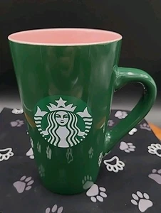 Starbucks 2024 Grün/Pink 16 Oz Becher Kaffeetasse - Bild 1 von 6
