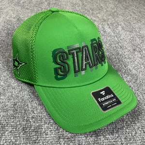 Dallas Stars NHL Fanatics L/XL Flex Stretch Fit Cap Hat NWT Green Low Pro - Picture 1 of 11